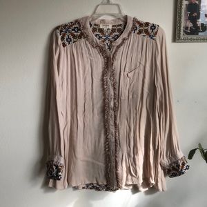 Fray fringe Blouse by Umgee